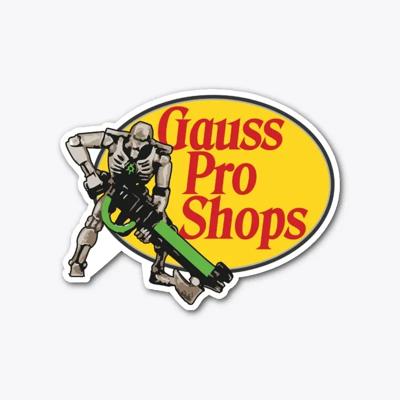 Gauss Pro Shops Die Cut Sticker